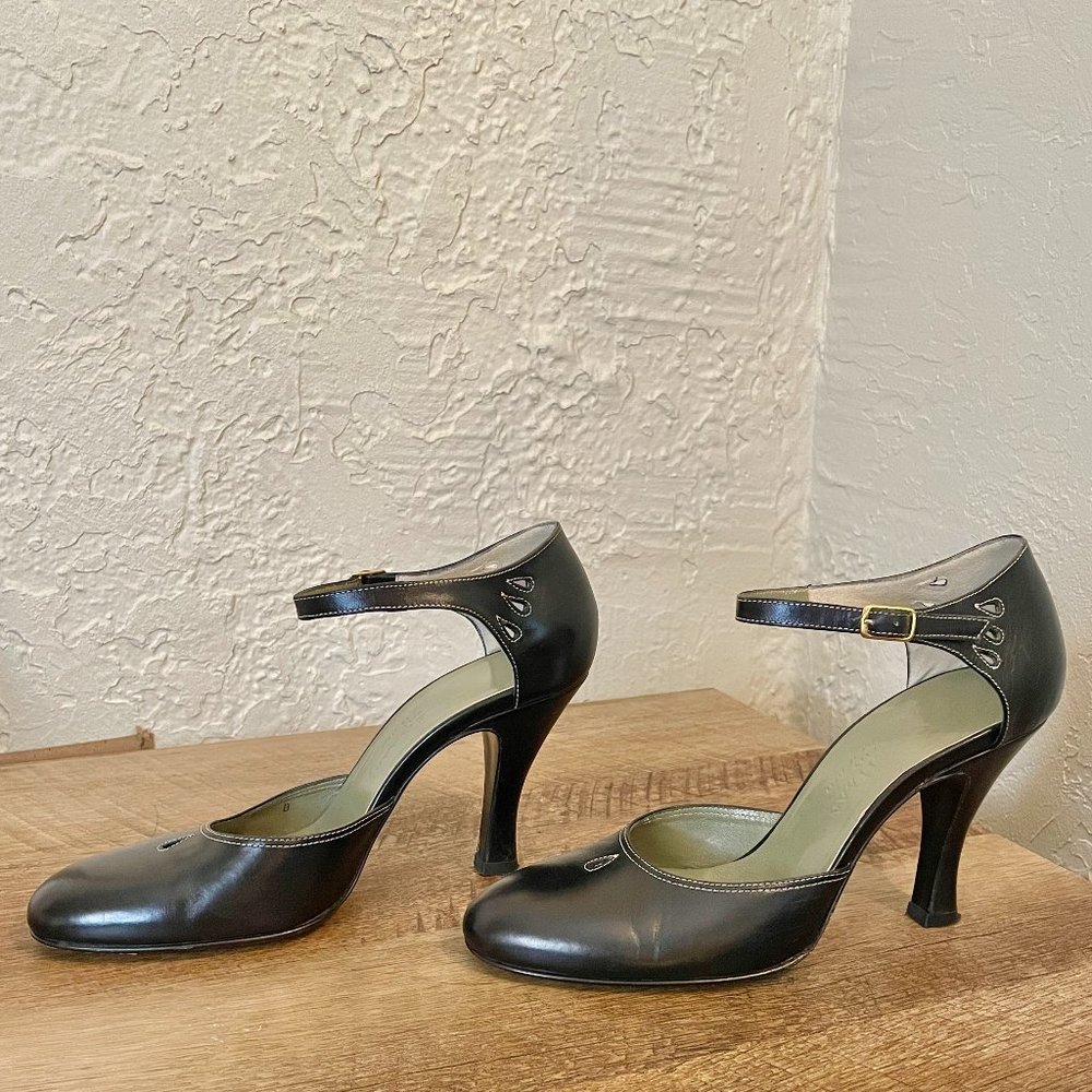 Cole Haan Women's Jade Pump Vintage Strap Heels,  U.S. Size 7